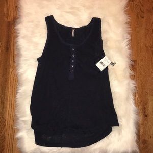 Free People BRAND NEW Button Down Tank